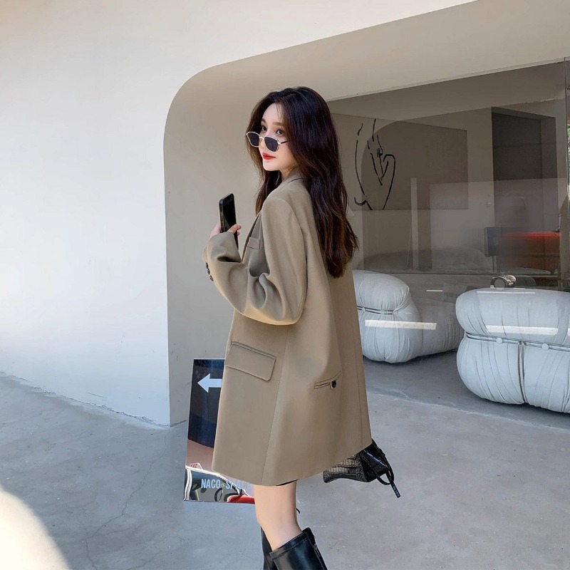 Streetwear Brand China - Brand Black Blazer Women Jacket Spring