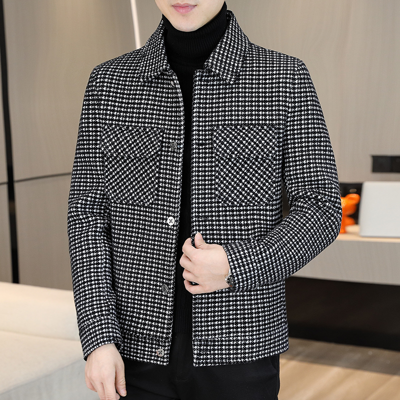 Brand Winter Plaid Woolen Jack - Streetwear Brand China 评论和价格