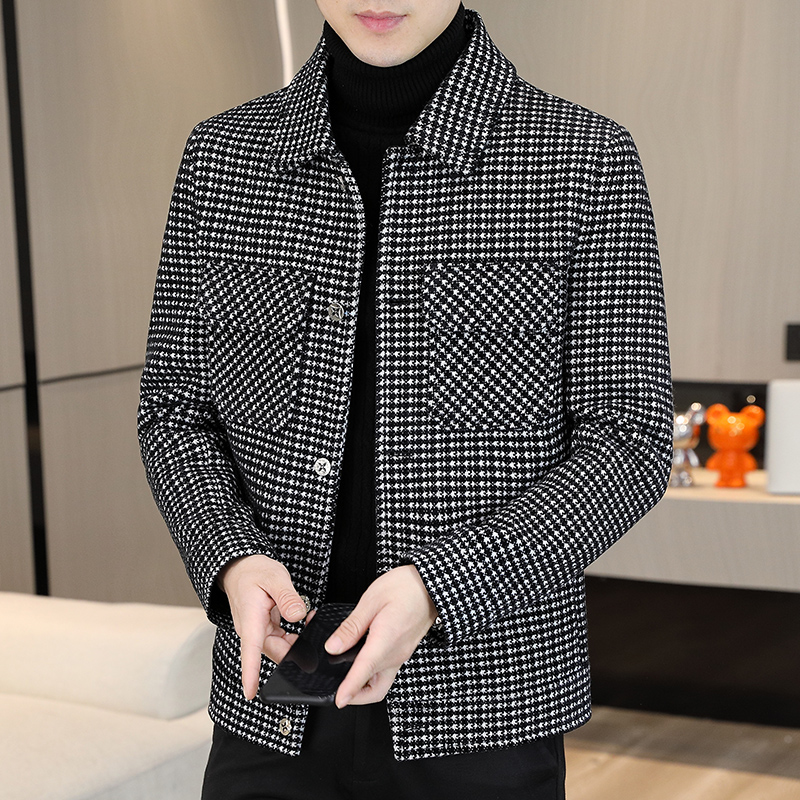 Brand Winter Plaid Woolen Jack - Streetwear Brand China 评论和价格