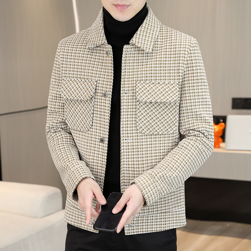 Brand Winter Plaid Woolen Jack - Streetwear Brand China 评论和价格
