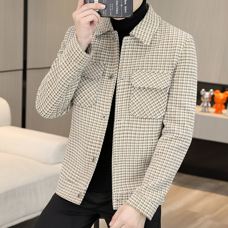 Brand Winter Plaid Woolen Jack - Streetwear Brand China 评论和价格